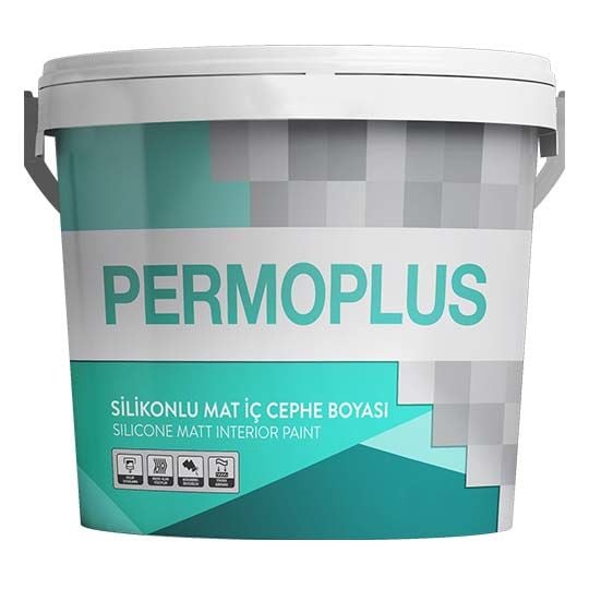 Permoplus Silikonlu Mat İç Cephe Boyası 3,5 KG