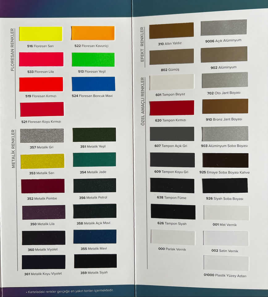 Akçalı Sprey Boya 12'li Koli - Metalik ve Özel Renkler