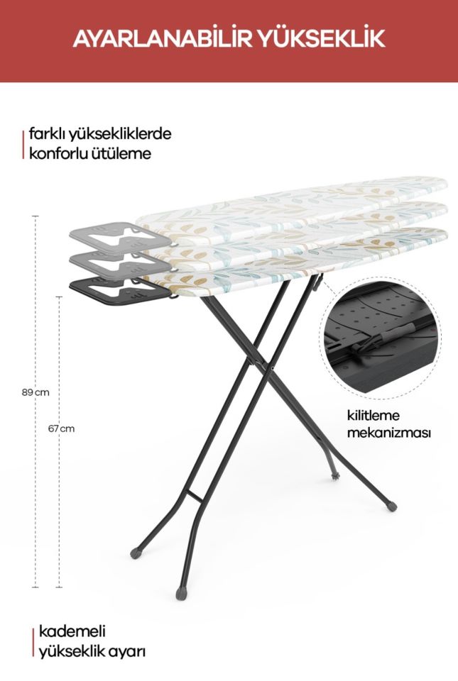 Perilla Lamess Ütü Masası