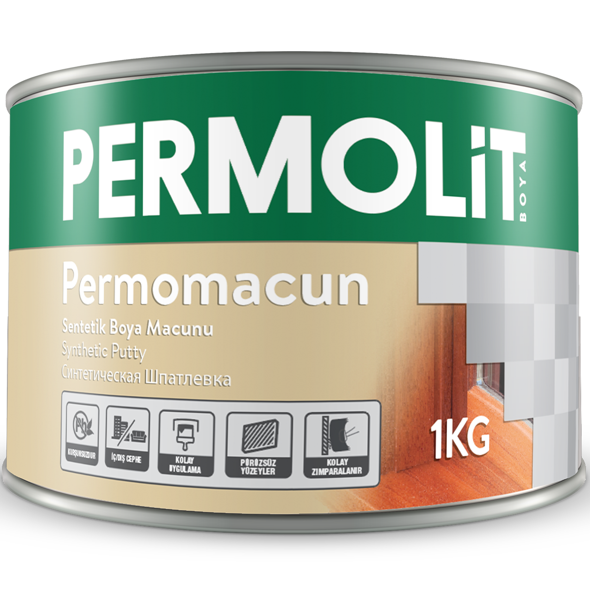 Permomacun Sentetik Boya Macunu