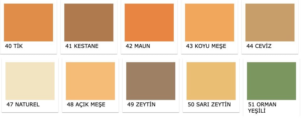 Permovernik Vernikli Ahşap Koruyucu